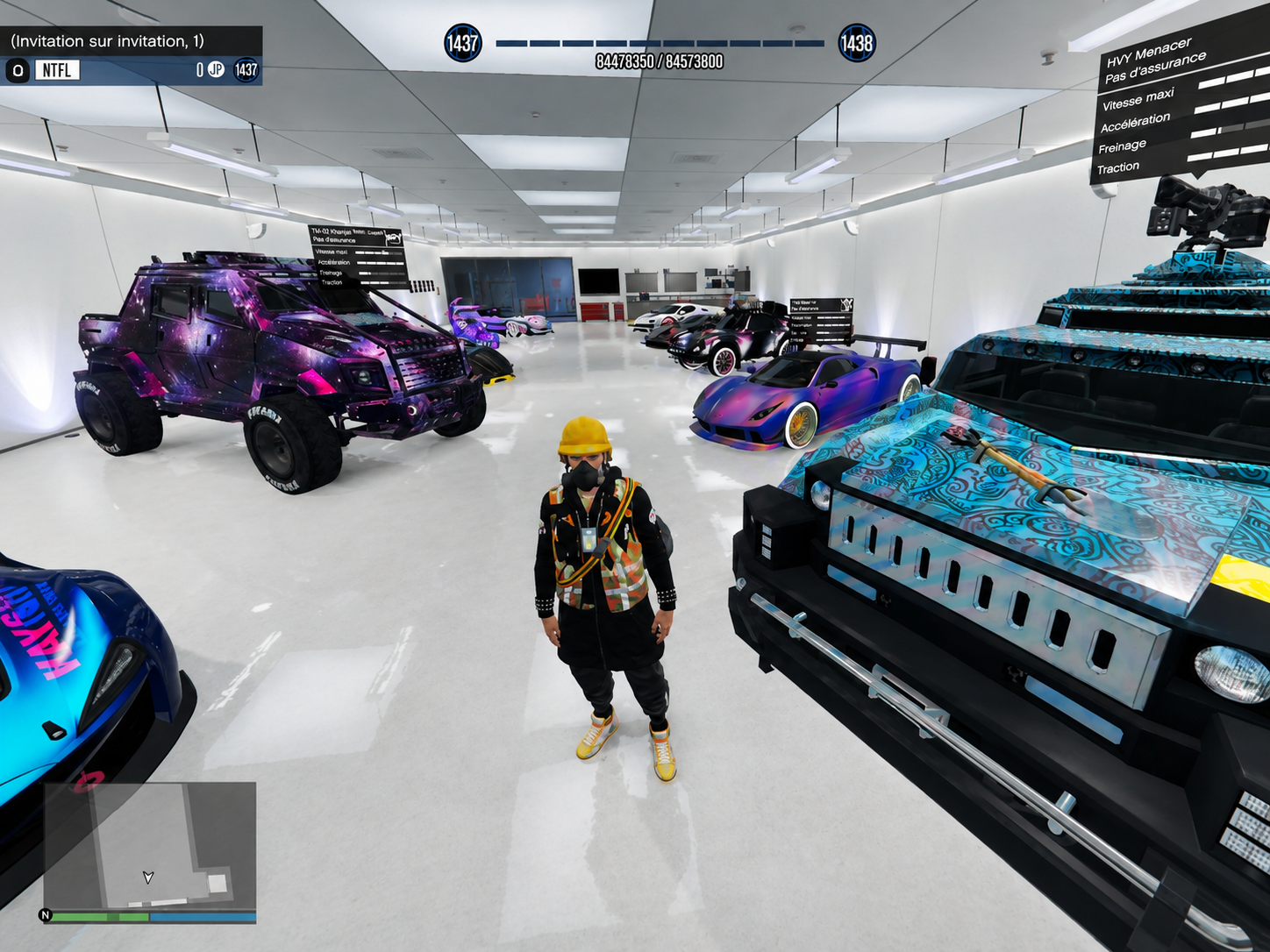 Garage véhicules premium